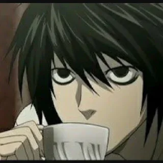 😐 emoji Death Note Telegram sticker 7 of 78