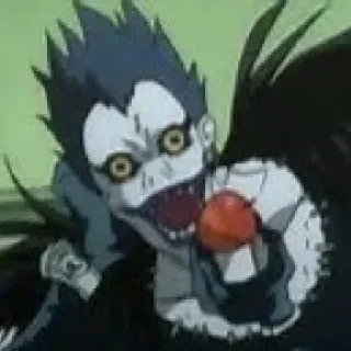 🍎 emoji Death Note Telegram sticker 21 of 78