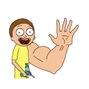 Sticker from Rick and Morty @Besthemes