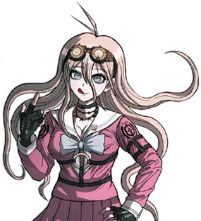 😛 emoji Miu Iruma - Danganronpa V3 Killing Harmony Telegram sticker 23 of 92