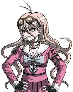😔 emoji Miu Iruma - Danganronpa V3 Killing Harmony Telegram sticker 19 of 92
