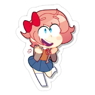 Sticker from Doki Doki Literature Club