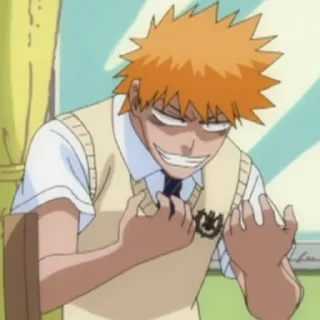 😏 emoji ICHIGO Telegram sticker 11 of 18