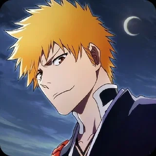 🎭 emoji Kurosaki Ichigo[@seupaiconfia] Telegram sticker 5 of 75
