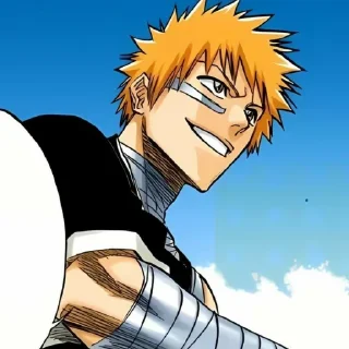 🎭 emoji Kurosaki Ichigo[@seupaiconfia] Telegram sticker 17 of 75