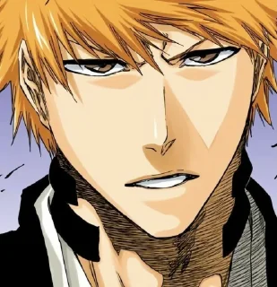 🎭 emoji Kurosaki Ichigo[@seupaiconfia] Telegram sticker 13 of 75