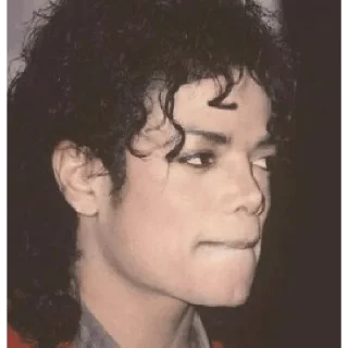 😏 emoji Michael Jackson Telegram sticker 11 of 100
