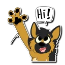 👋 emoji Nero Telegram sticker 11 of 21