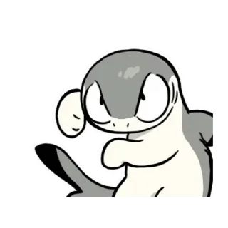 😊 emoji Sharkitty鯊貓 調皮搗蛋動態貼圖 @kal_pc Telegram sticker 23 of 24