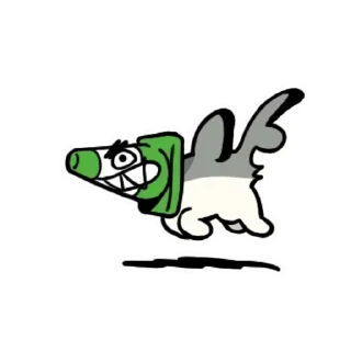 😊 emoji Sharkitty鯊貓 調皮搗蛋動態貼圖 @kal_pc Telegram sticker 3 of 24