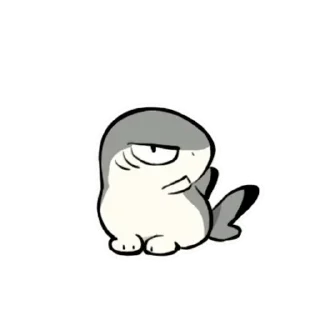 😊 emoji Sharkitty鯊貓 調皮搗蛋動態貼圖 @kal_pc Telegram sticker 18 of 24