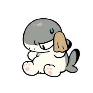 😊 emoji Sharkitty鯊貓 調皮搗蛋動態貼圖 @kal_pc Telegram sticker 20 of 24