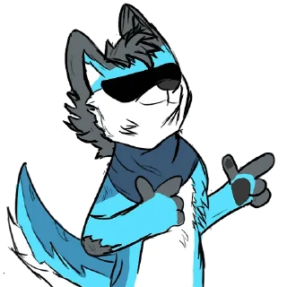 😎 emoji Bluey Telegram sticker 20 of 53