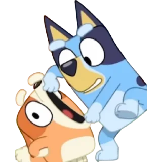 🤪 emoji Bluey Telegram sticker 11 of 120