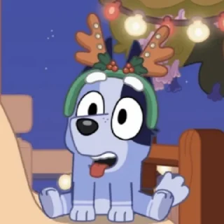 ☃️ emoji BLUEY!!! Telegram sticker 6 of 60