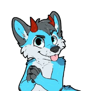 😈 emoji Bluey Telegram sticker 11 of 53