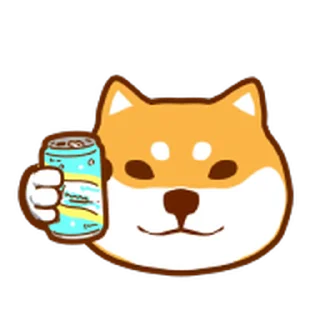 😊 emoji 狗哩狗氣阿柴動動表情貼 第二彈 Telegram sticker 12 of 40
