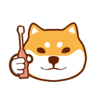 😊 emoji 狗哩狗氣阿柴動動表情貼 第二彈 Telegram sticker 20 of 40
