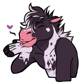 💜 emoji Ashkii / Ashley Telegram sticker 23 of 50