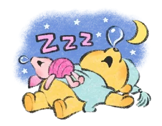 😊 emoji 由Lommy作畫♪小熊維尼 Telegram sticker 22 of 40