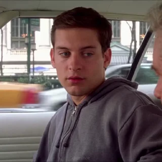 🕸 emoji ャ. Tobey Maguire ；@Unince . Telegram sticker 6 of 50