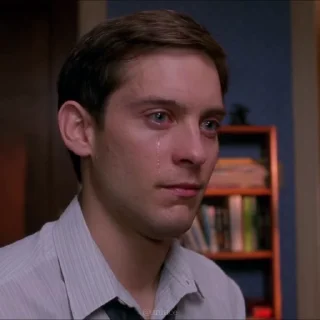🕸 emoji ャ. Tobey Maguire ；@Unince . Telegram sticker 10 of 50