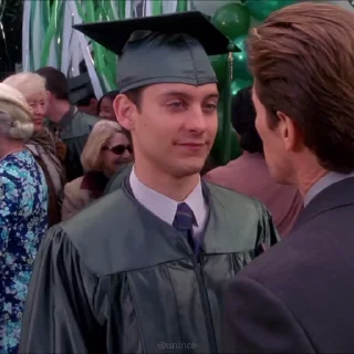 🕸 emoji ャ. Tobey Maguire ；@Unince . Telegram sticker 9 of 50