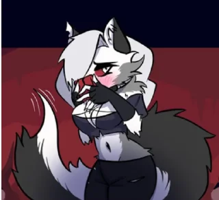 🤭 emoji Loona Helluva Boss Telegram sticker 20 of 24