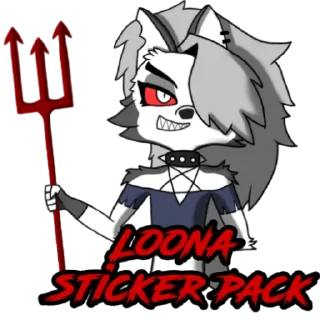 🤘 emoji Loona Helluva Boss Telegram sticker 24 of 24