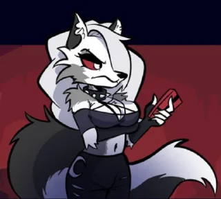 😒 emoji Loona Helluva Boss Telegram sticker 23 of 24