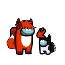 🥰 emoji Aaron Wolf & Pup Telegram sticker 21 of 34