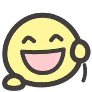 ⭐ emoji 🍭yellow smile @Mycute_stickers Telegram sticker 4 of 40