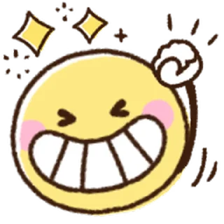 ⭐ emoji 🍭Happy smile @Mycute_stickers Telegram sticker 23 of 40