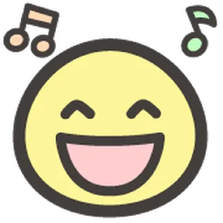 ⭐ emoji 🍭yellow smile @Mycute_stickers Telegram sticker 5 of 40