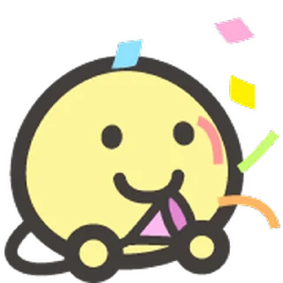 ⭐ emoji 🍭yellow smile @Mycute_stickers Telegram sticker 20 of 40