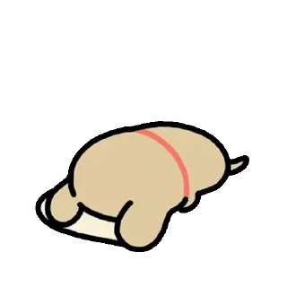 😊 emoji Baby Retriever daily life (Maltese 線條小狗) @kal_pc Telegram sticker 14 of 24
