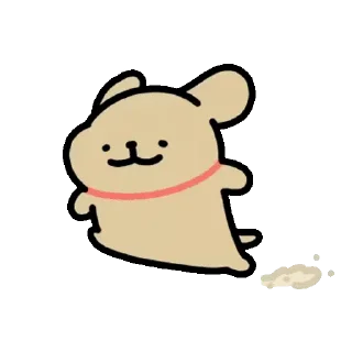 😊 emoji Baby Retriever daily life (Maltese 線條小狗) @kal_pc Telegram sticker 1 of 24