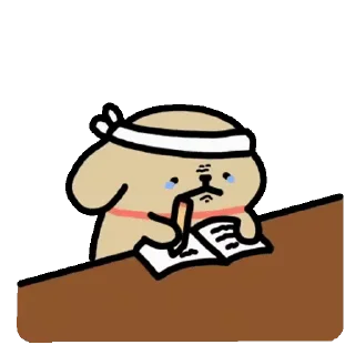 😊 emoji Baby Retriever daily life (Maltese 線條小狗) @kal_pc Telegram sticker 10 of 24