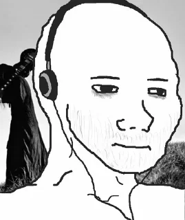 Sticker from Fucked up Wojak