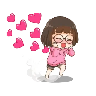 😊 emoji Nana-chan! Telegram sticker 8 of 24