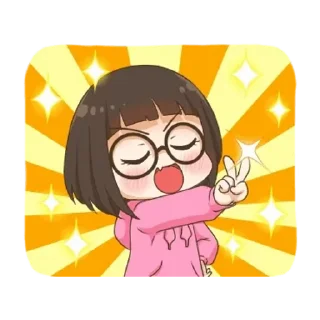 😊 emoji Nana-chan! Telegram sticker 14 of 24