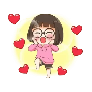 😊 emoji Nana-chan! Telegram sticker 4 of 24