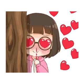 😊 emoji Nana-chan! Telegram sticker 9 of 24