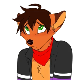 😢 emoji FoxDub & Midnight Telegram sticker 3 of 15