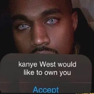 😄 emoji kanye Telegram sticker 11 of 15