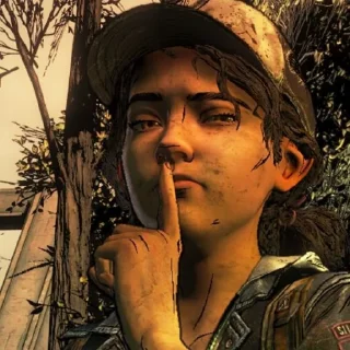 Sticker from The walking dead: o game