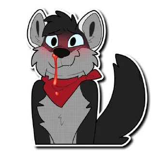 😳 emoji Kitsunetsuki's favs 10 — @stckrRobot Telegram sticker 10 of 120