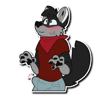 😳 emoji Kitsunetsuki's favs 10 — @stckrRobot Telegram sticker 16 of 120