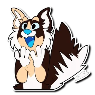 😃 emoji Kitsunetsuki's favs 10 — @stckrRobot Telegram sticker 22 of 120