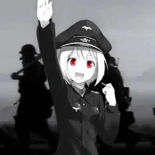 🙋‍♀️ emoji Izael's nazi stuff — @stckrRobot Telegram sticker 3 of 60